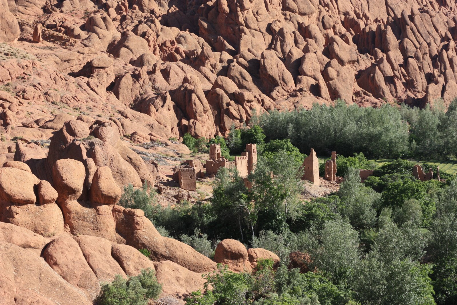 Dades Valley landscape during Morocco desert tour from Marrakech