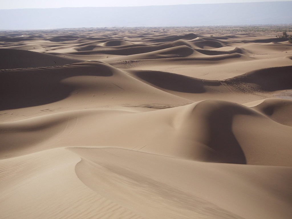 Erg Chegaga desert sunset Morocco