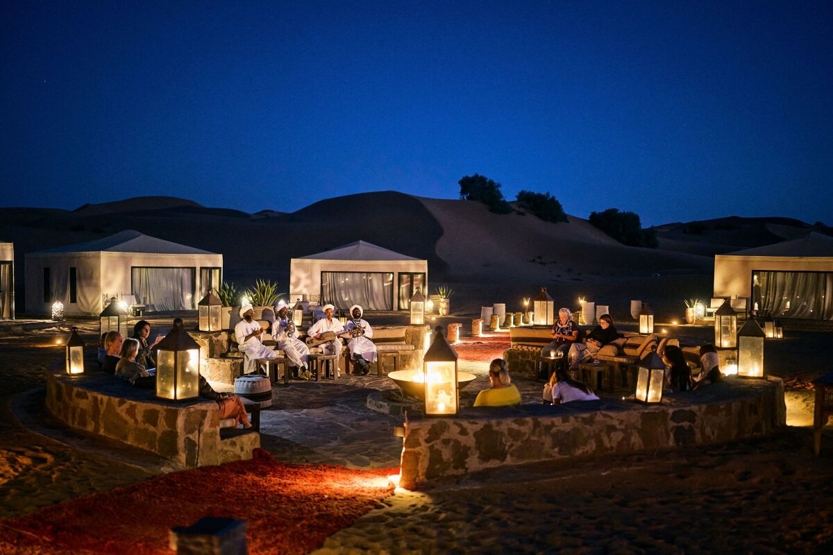 Luxury desert camp Morocco