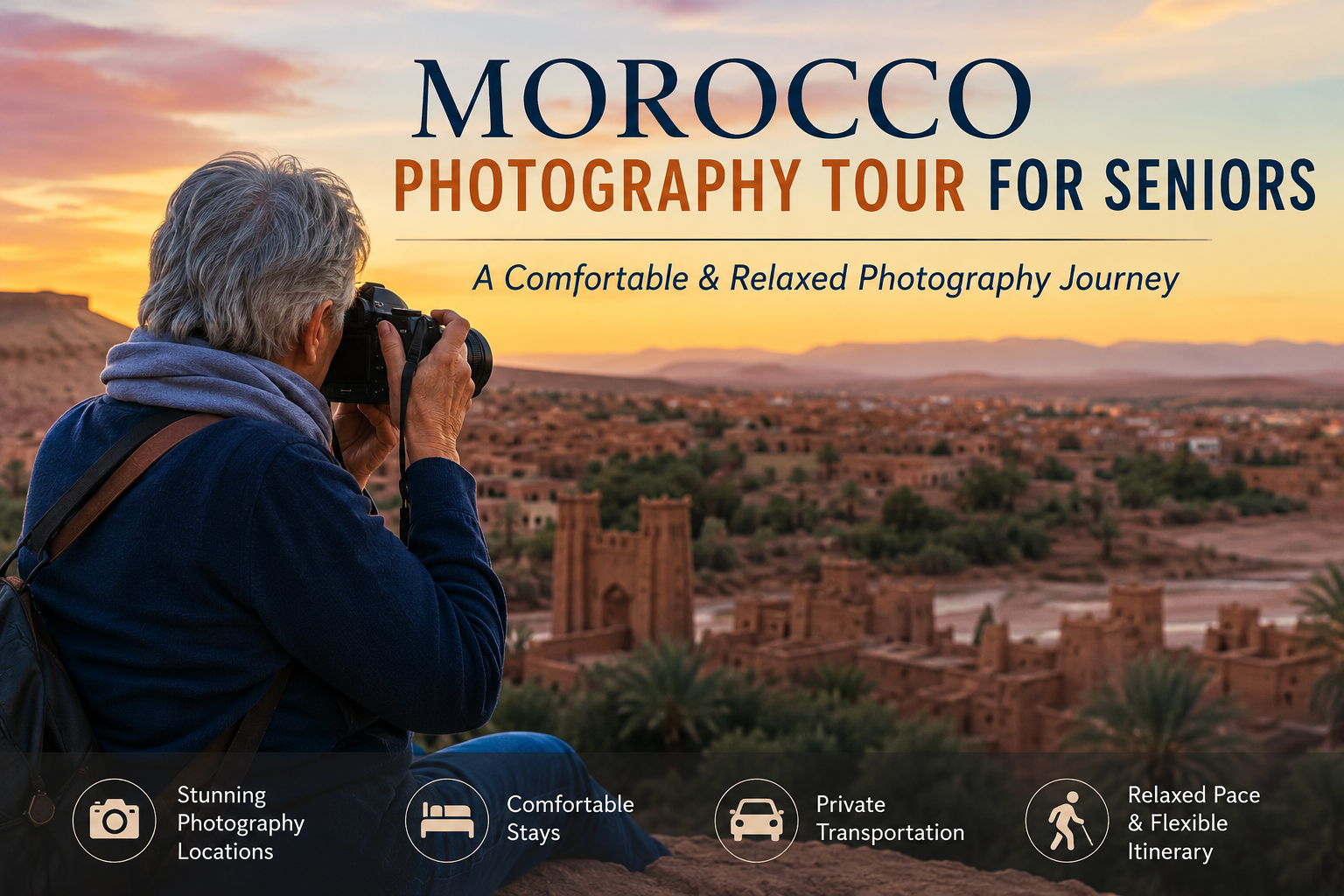 Morocco Photography Tour for Seniors: A Comfortable Photography Journey Through Morocco